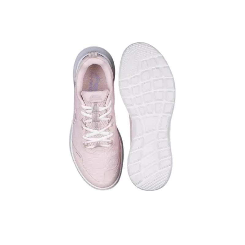 LiNing Feather Slip Resistant Low Top Running Shoes Women's Pink-3