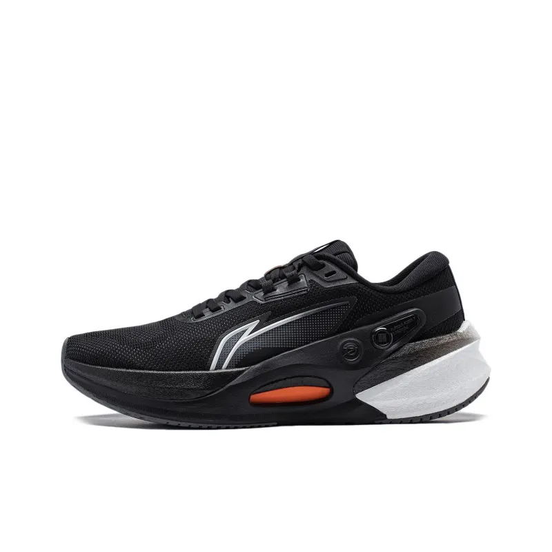 LINING Furious Rider 7.0 V2 Running Shoes Men Low Top Black/Ivory-0