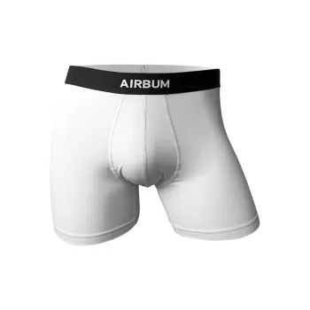 Airbum Underwear Boxer Shorts Men's Feather White