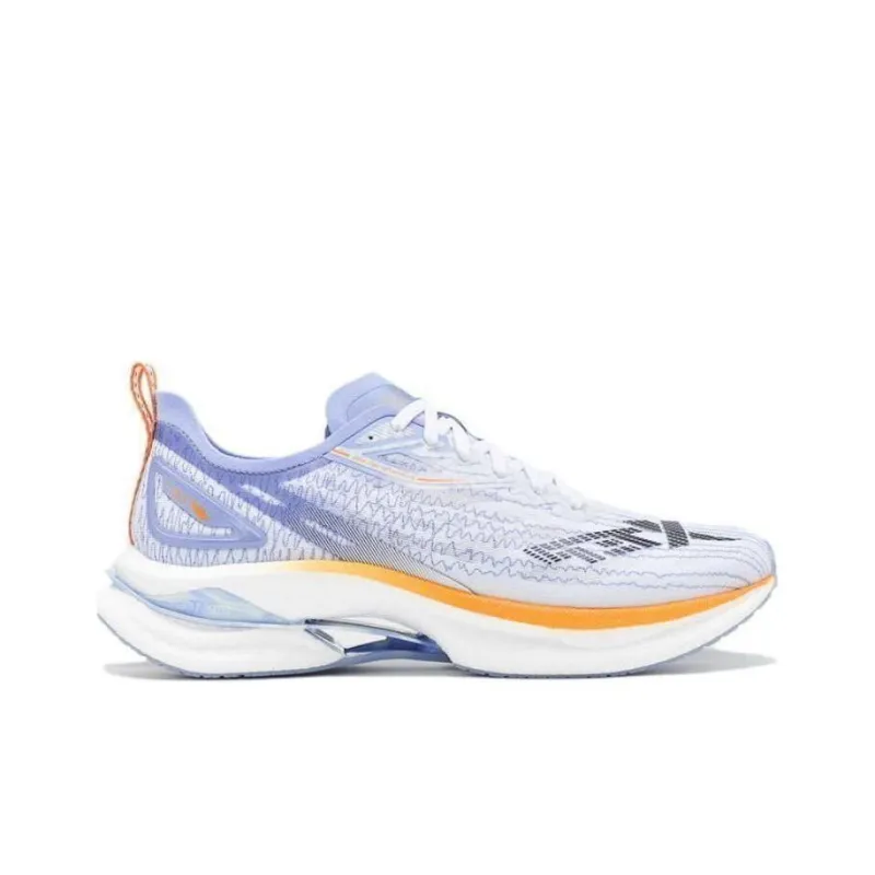 XTEP To Light 7.0 PRO Anti Slip And Wear Resistant Breathable Low Top Running Shoes Men's White Purple-1