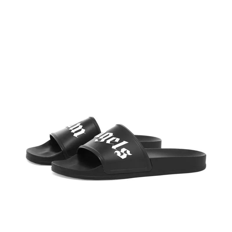 PALM ANGELS Pool Slides Black-3