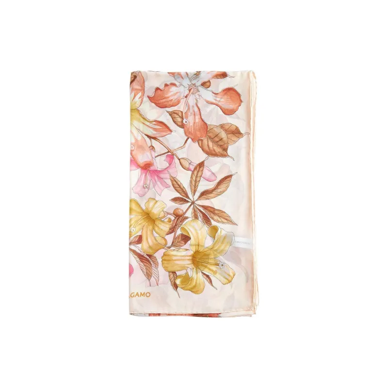 Ferragamo Floral print Cashmere Scarf-1