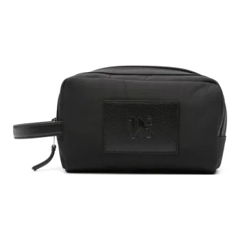 PALM ANGELS Monogram appliqué Wash Bag