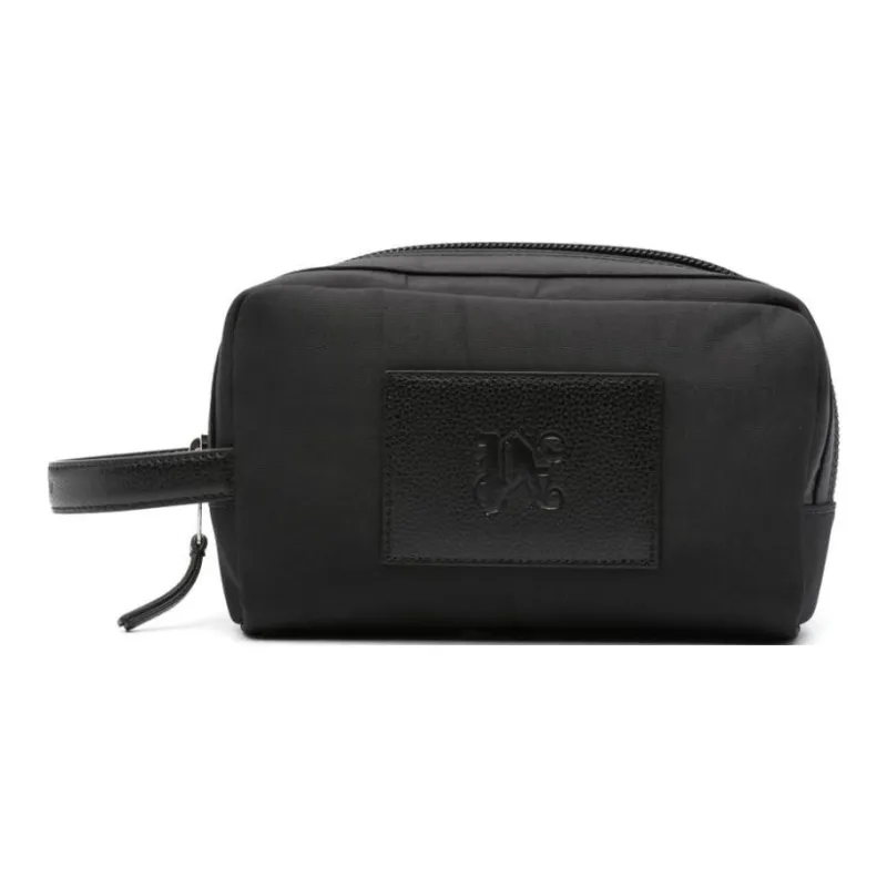 PALM ANGELS Monogram appliqué Wash Bag-0