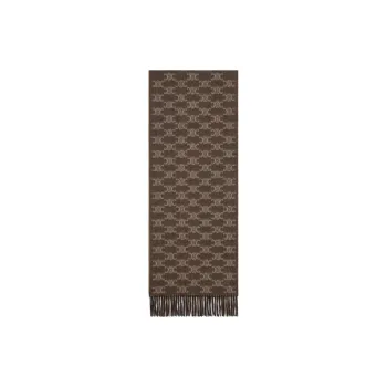 CELINE Scarf In Monogram Cashmere