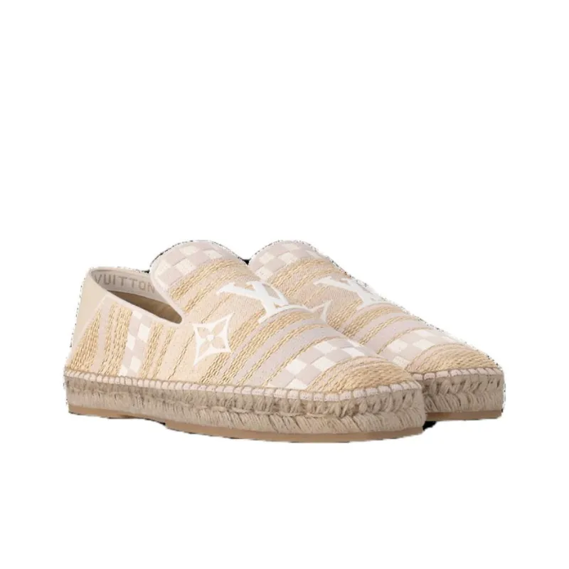 LOUIS VUITTON Bidart Espadrille Shoes 'Beige Yellow'-1