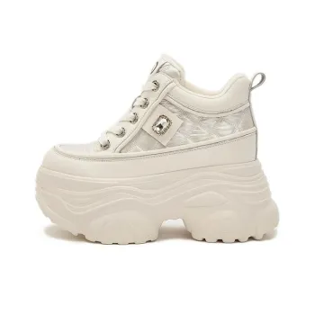 Milan Love Song Lightweight Height Increasing Warm Low Top Chunky Sneakers Women's