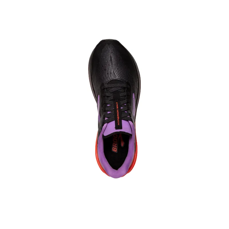 Brooks Hyperion Ma Anti-Slip Wear-Resistant Low-Top Casual Running Shoes Women's Black Purple Red-4