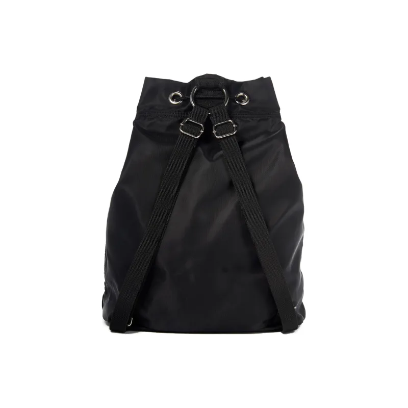 Emis Polyester Backpack Mini Unisex Black-2