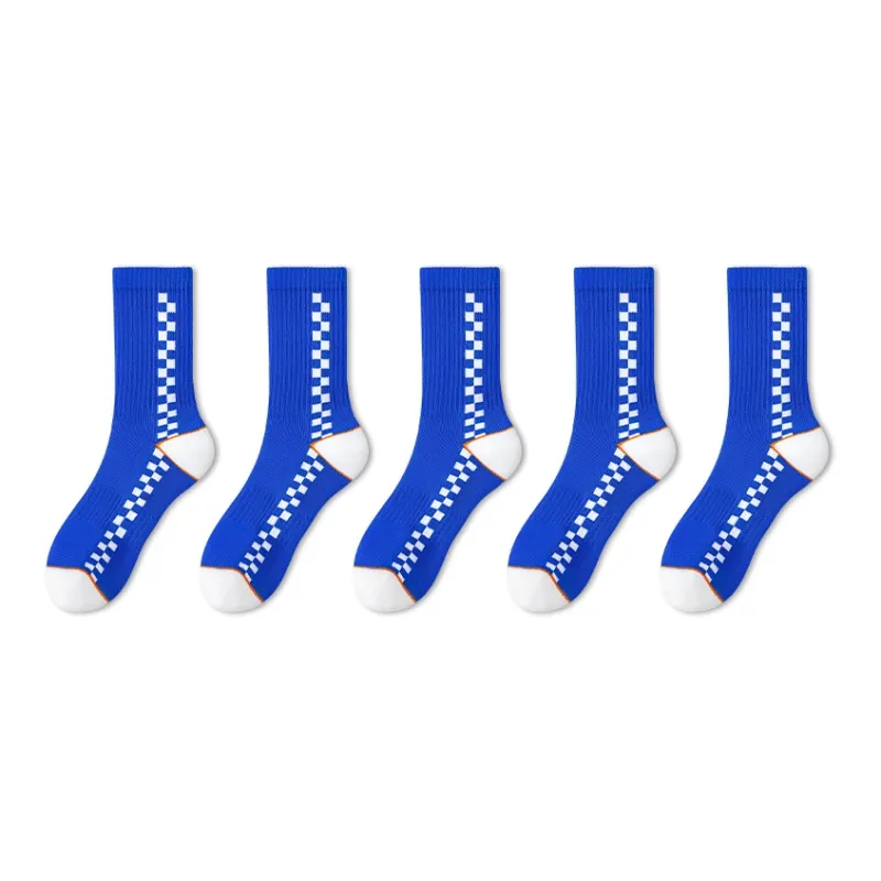 LUOLIAN Mid Calf Socks Unisex 5 Pack-48