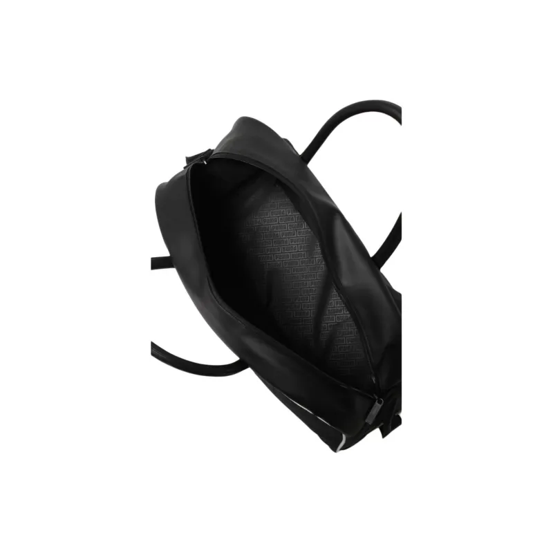 PUMA Artificial Leather Gym Bags Handbags Regular Unisex Black-4