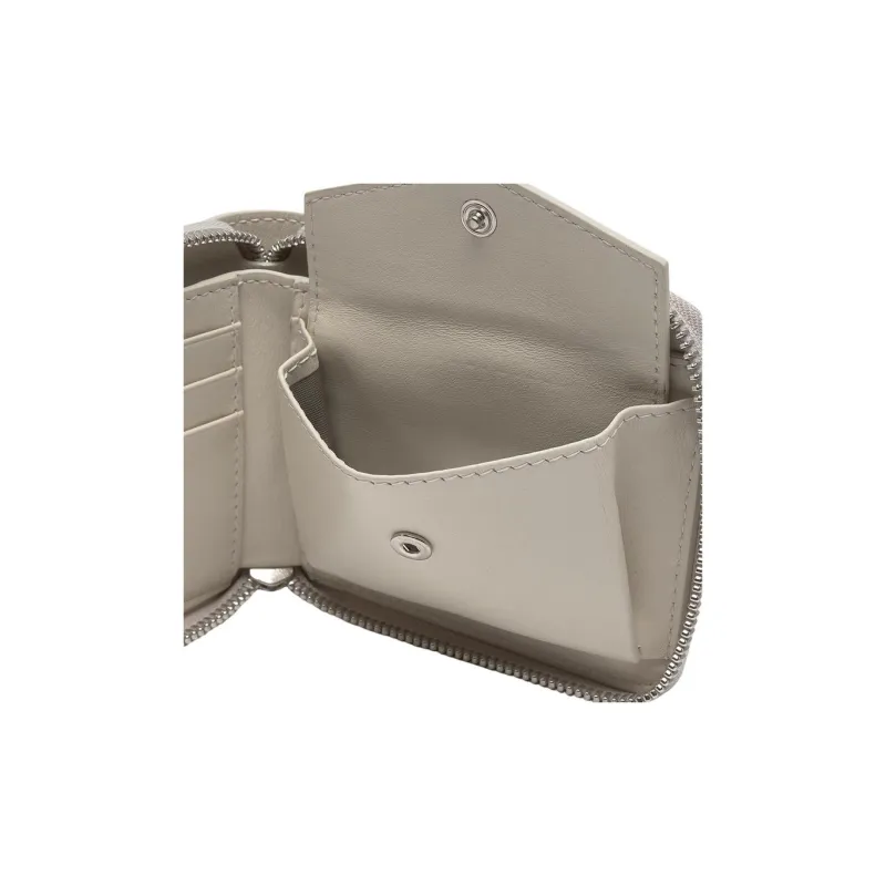 Maison Margiela Soft Calfskin Wallet Small Size Women's White-7