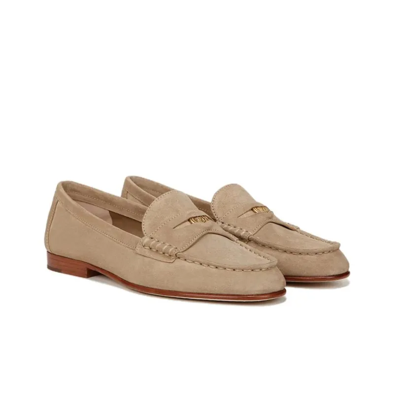 VERONICA BEARD Penny Loafers Women's Beige-2