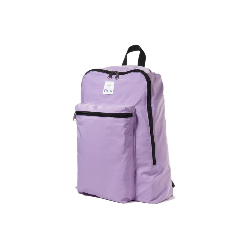Emis Polyester Backpack Unisex Purple-1