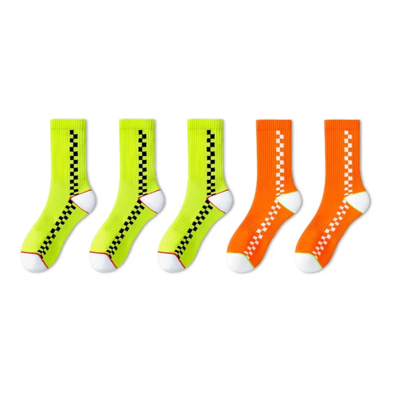 LUOLIAN Mid Calf Socks Unisex 5 Pack-18