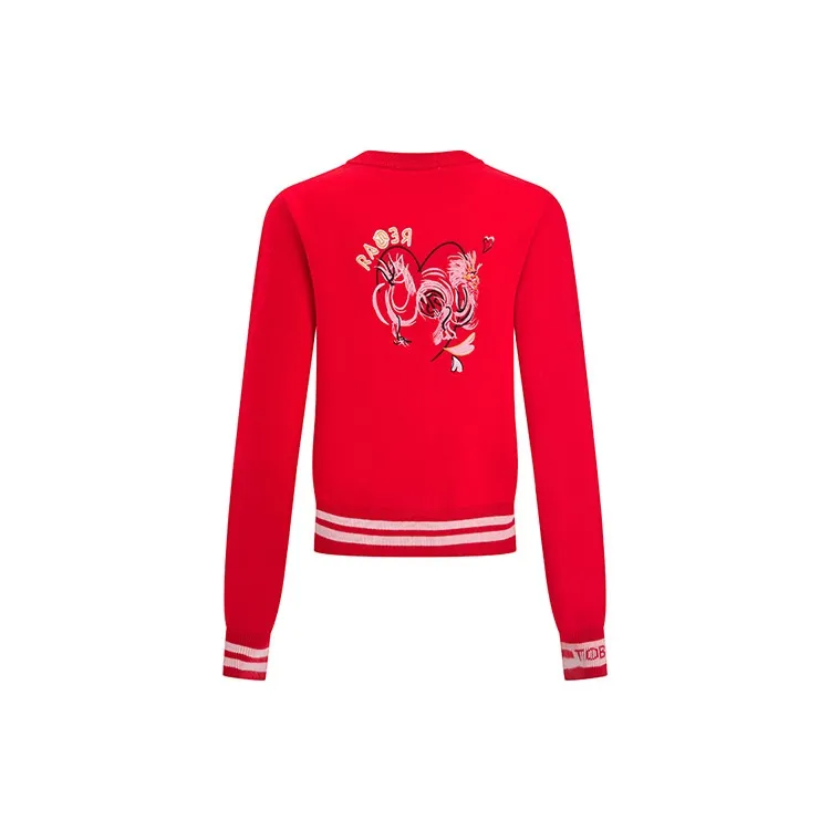 RARE CNY New Year's Collection Sweater Women's Red-1