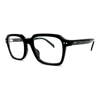 CELINE Acetate Square Eyeglass Frames Men's Black