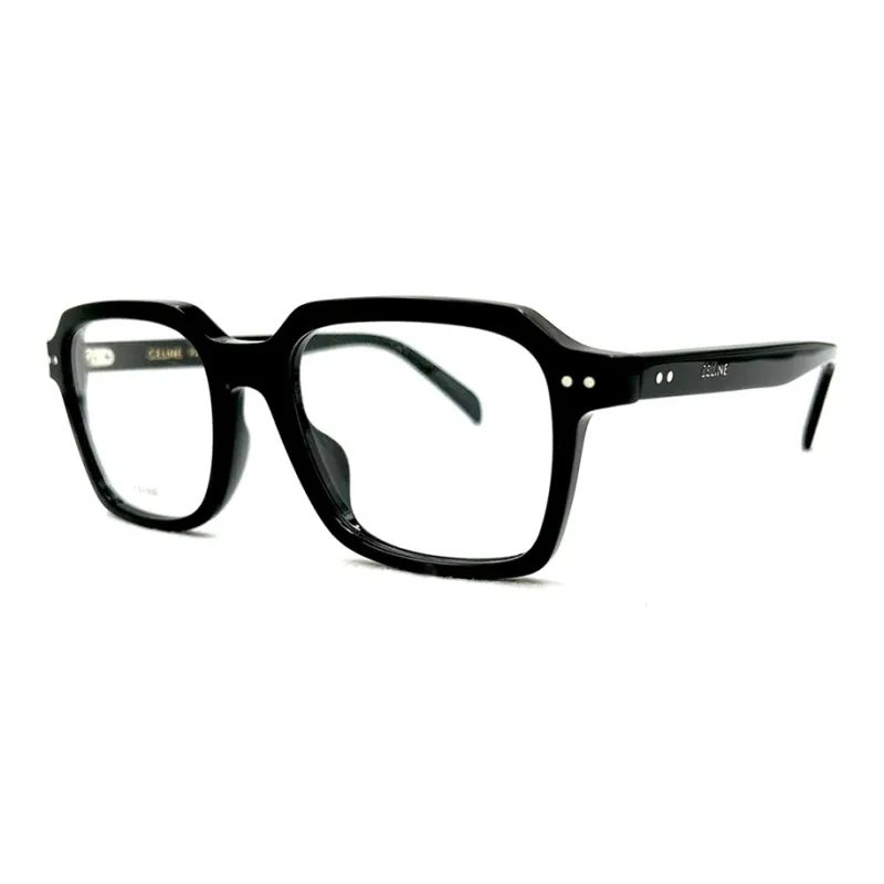CELINE Acetate Square Eyeglass Frames Men's Black-0