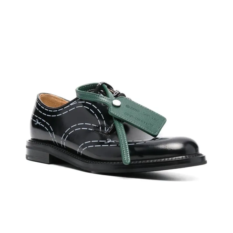 Church's Shannon x OFF-WHITE Casual Shoes Men's Black-2