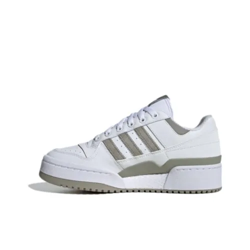 Adidas owhite Originals Forum Bold Stripes Cloud White Silver Pebble Women's