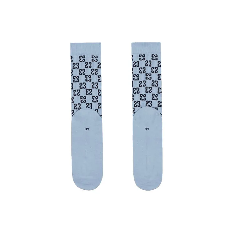 Jordan Everyday Essentials Mid Calf Socks Unisex 1 Pack Blue-3