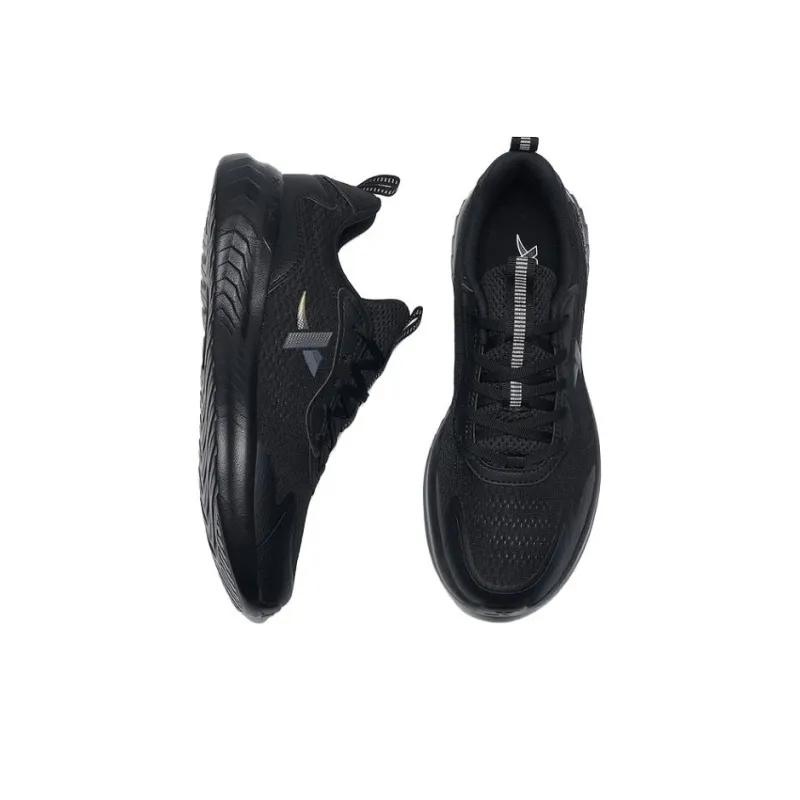XTEP Cloud DC Cushioning Anti Slip Wear Resistant Breathability Low Top Casual Shoes Men's Black-2