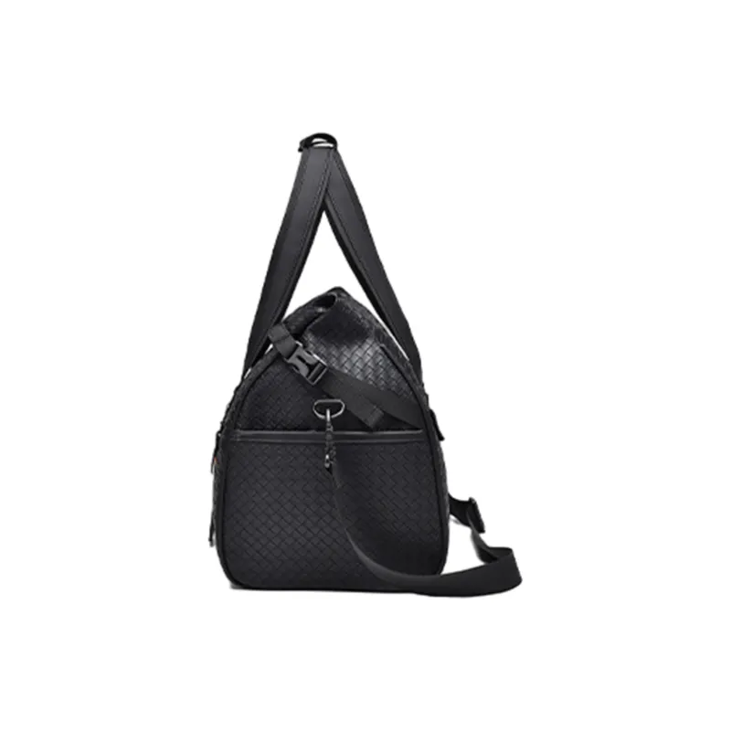 Slazenger PU Shoulder Bag Crossbody Bag Handbag Regular Unisex Black/Plaid-9