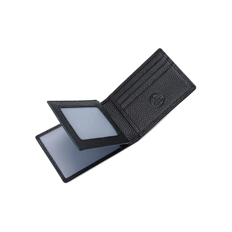 AUGTARLION Cow Leather Document Holder With Card Slot And Card Holder Regular Men's Black-3