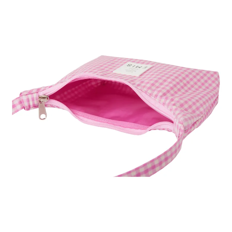 Emis PVC Handbag Shoulder Bag Women's Pink-3