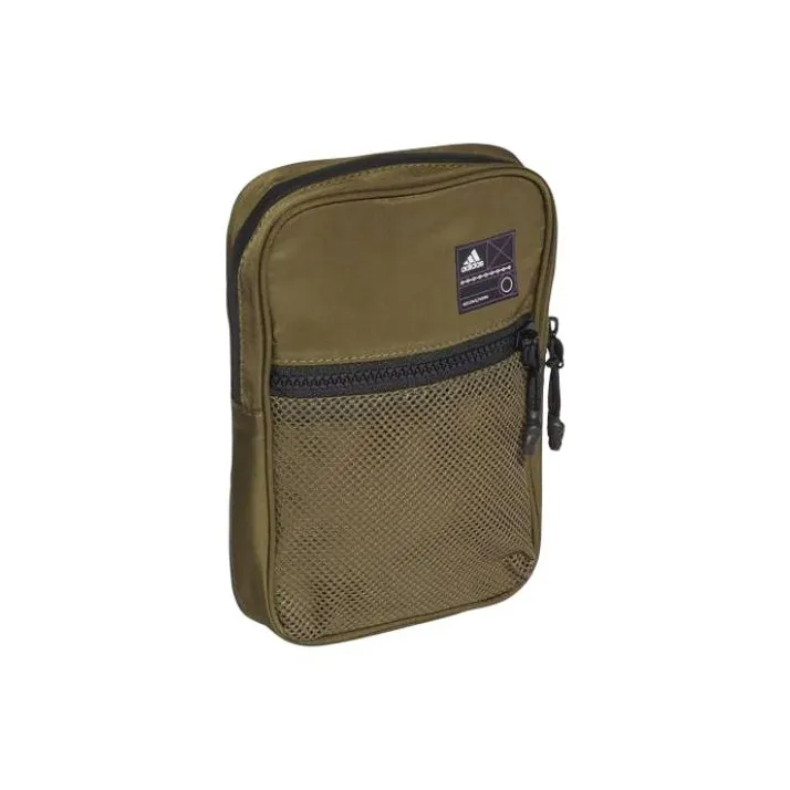 Adidas Polyester Shoulder Bag Crossbody Bag Regular Unisex Dark Olive Green-2