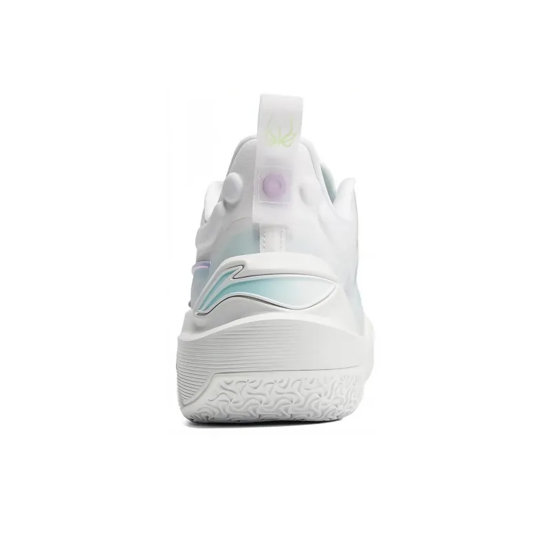 LiNing YuShuai 16 V2 Wear resistant And Lightweight Low Top Basketball Shoes Men's White-3