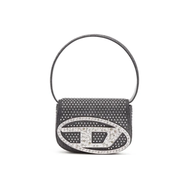 DIESEL Denim Handbag Shoulder Bag Women's Black-0