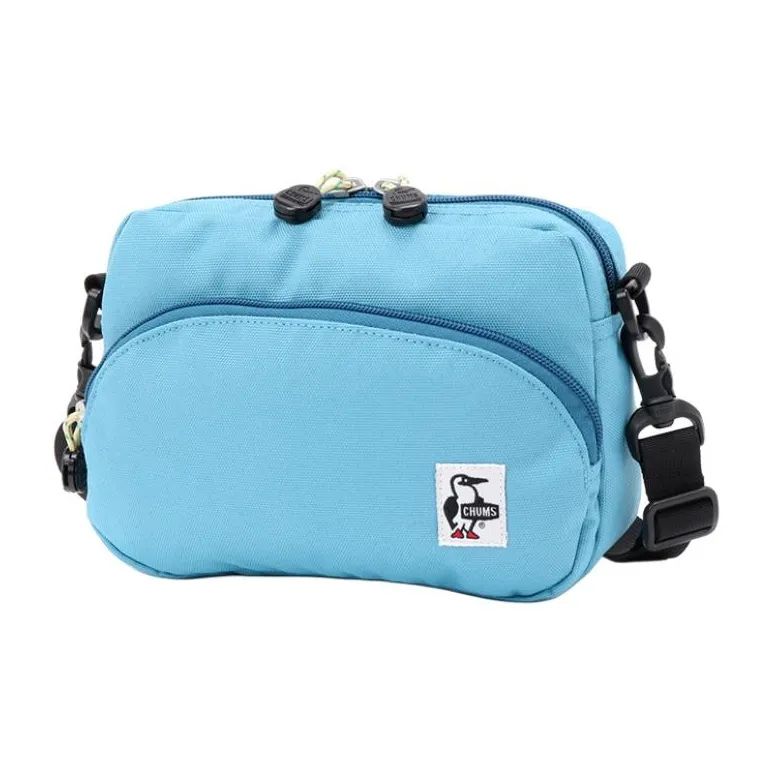 CHUMS Polyester Sling Bag, One Shoulder, Crossbody, Fanny Pack Unisex Blue Green-0