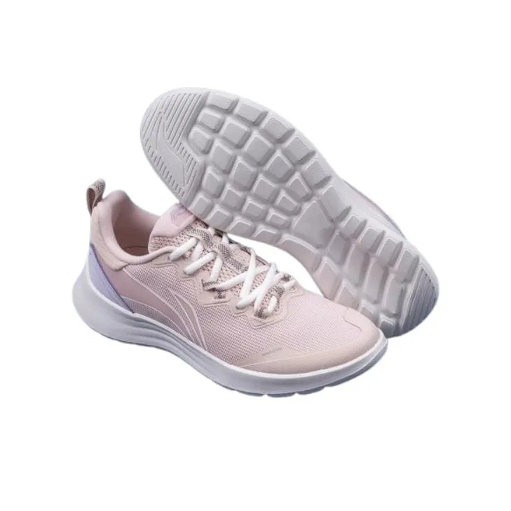 LiNing Feather Slip Resistant Low Top Running Shoes Women's Pink-1