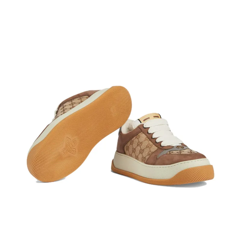 GUCCI Screener Sneaker 'GG Monogram Beige'-5