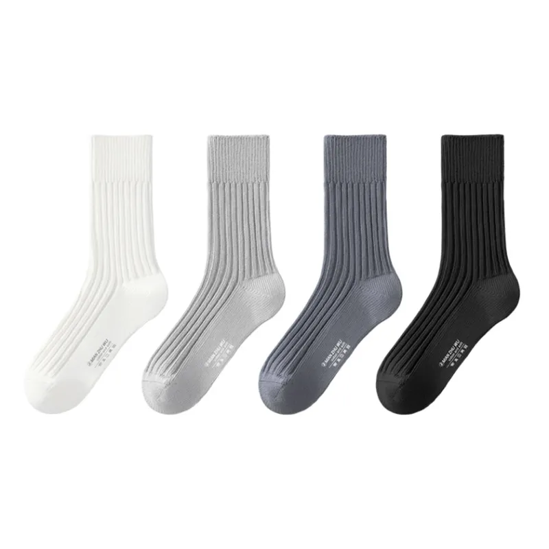 B&C.Room FW23 Mid Calf Socks Men's 4 Pack-4