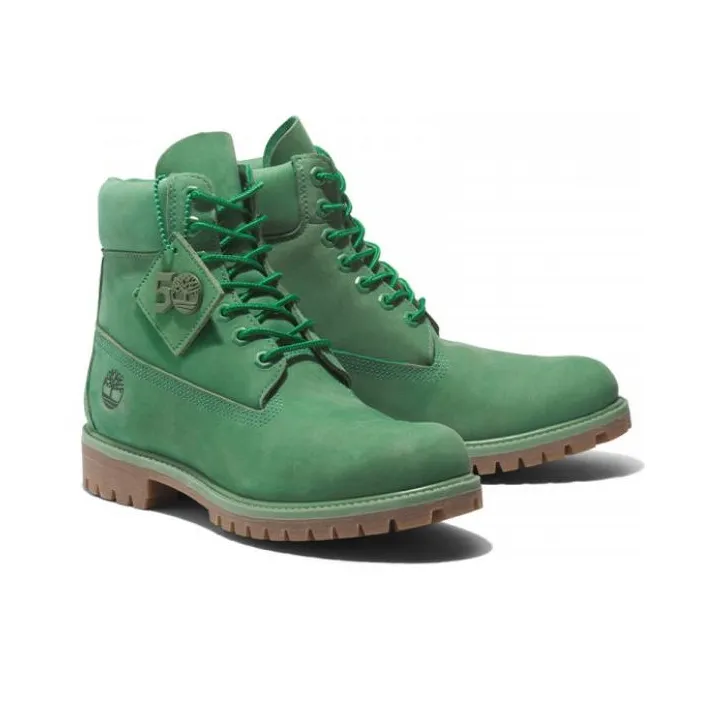 Timberland 50th Anniversary Edition Premium 6 Inch Waterproof Boot 'Medium Green Nubuck'-2