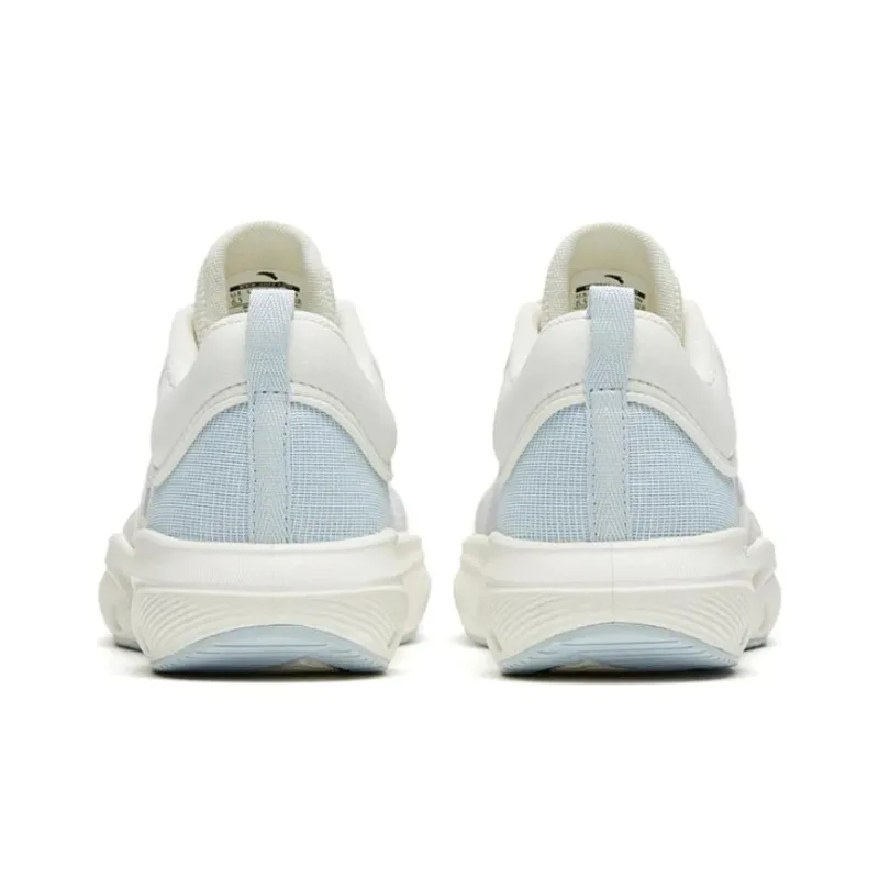 Anta Anti Slip Wear Resistant Low Top Training Shoes Women's White Blue-3