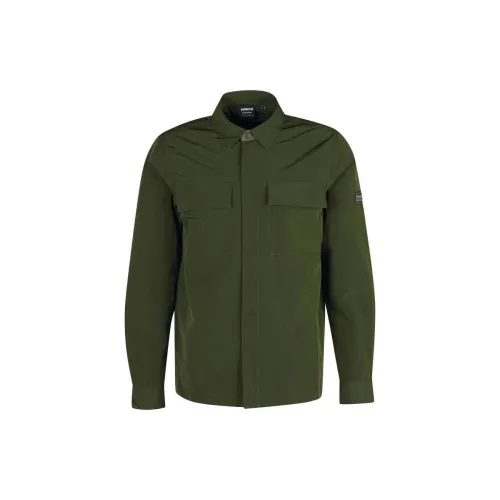 BARBOUR Shirts Men Green