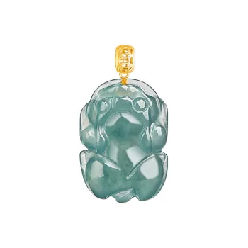 Seven Little Craftsmen Ice Glutinous Jadeite Pendants Women's