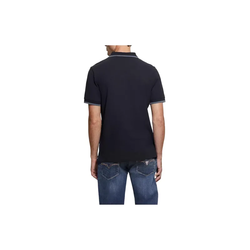 GUESS Polo Shirt Men's Blue Elegant-1