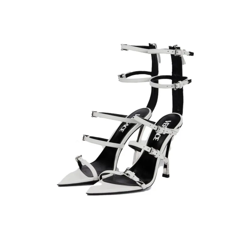 VERSACE Stylish Sandals Women's Silver-2