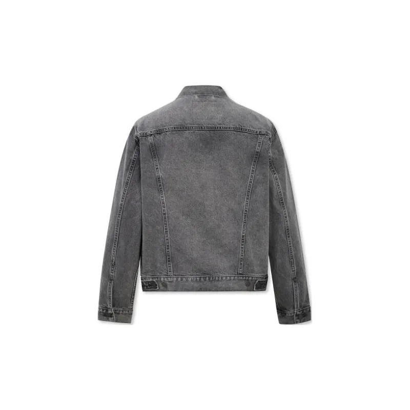 Levis Denim Jackets Men Gray-1