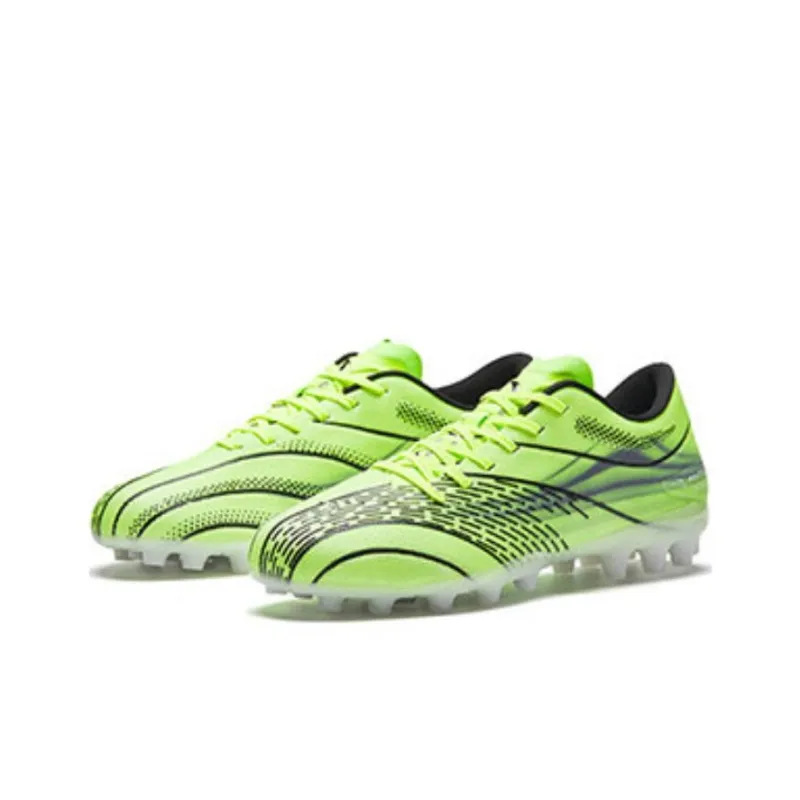 Anta Anti Slip Wear Resistant Soccer Shoes Men's Green Black-1