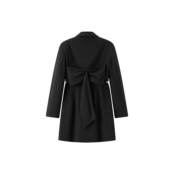 PEACEBIRD Long Sleeved Dresses Women's-3