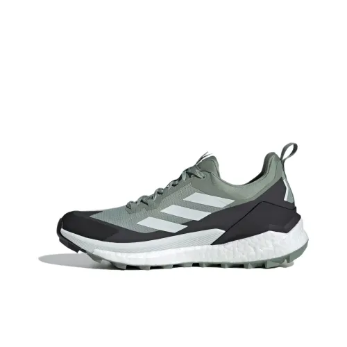 Adidas Terrex Free Hiker 2.0 Low Gore-Tex Silver Green Crystal Jade Carbon