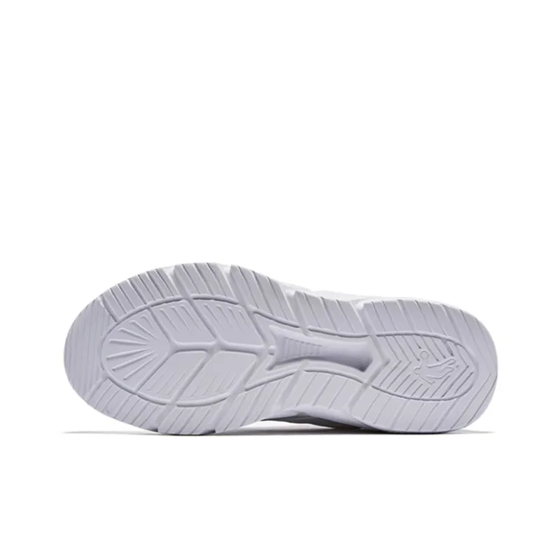 QIAODAN Anti Slip Wear Resistant Low Top Sports Casual Shoes Women's White Blue-4
