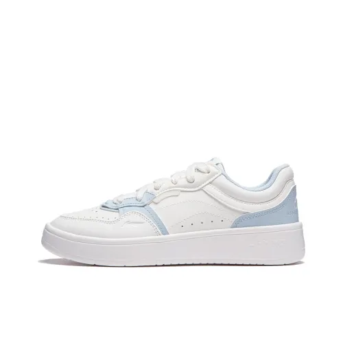 LINING Line 2.0 At The Beginning Skateboard Shoes Women's Low-Top Mist White/Sky Blue