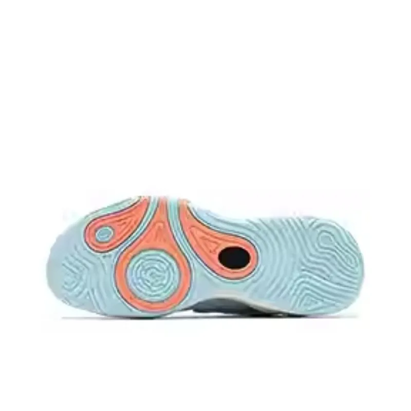 361° LAVA 2.0 Cushioned Slip Resistant Breathable Low Top Basketball Shoes Men's Blue White-4