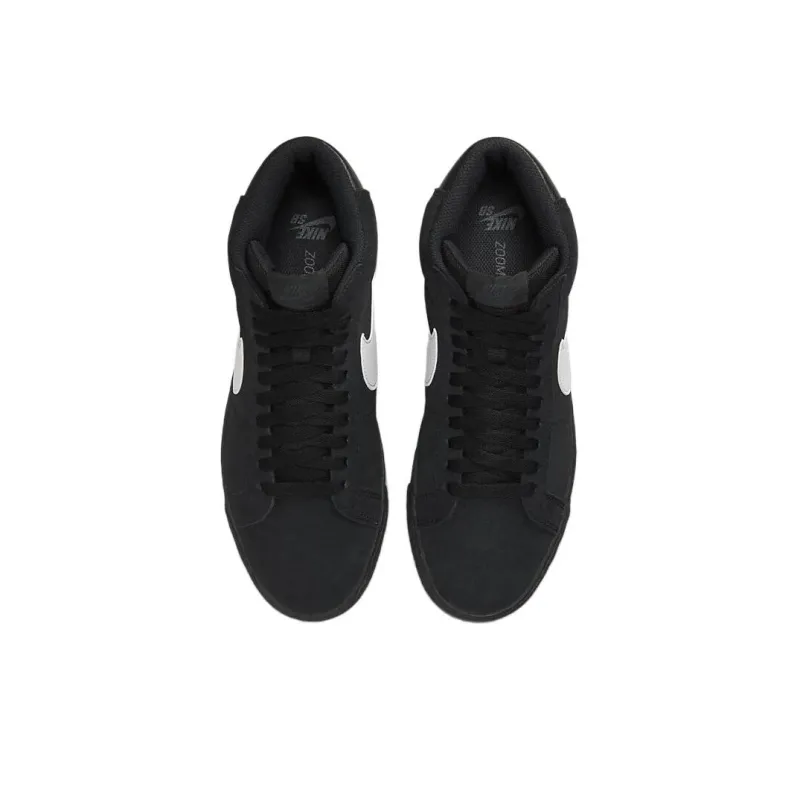 Nike Sb Zoom Blazer Mid Black White-3